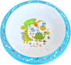 Baby Food Plate made of Melamine Blue