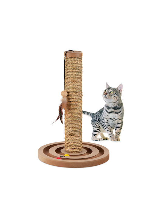 Cat Scratching Post 45 X 30 Cm Brown