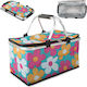 Geantă Termică de Picnic Tecos Pliabilă pentru Cumpărături Depozitare la Rece Dimensiuni 44x23x22cm Multicolor Ideală pentru Excursii în Aer Liber Menținerea Alimentelor la Temperatura Optimă