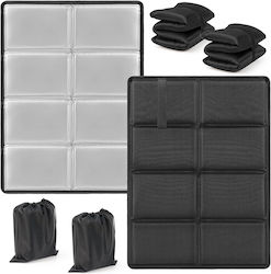Kouclaa Outdoor Seat Cushions Set 2 Искрящ Единично Черно