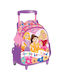 Must Team School Bag Trolley Kindergarten Pink 8Liters