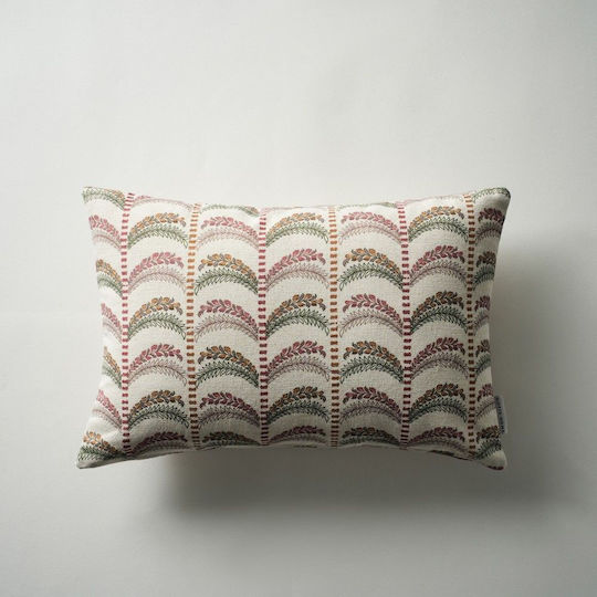 Gofis Home Μαξιλαροθήκη Melinda Μπεζ 30x45εκ.