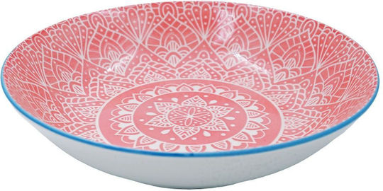 Sidirela Terra Plate Soup made of Porcelain Pink 20cm