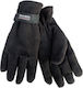 Fleece Military Gloves in Black color