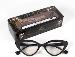 Loki Portovenere Damen Lesebrille +1.00 in Schwarz Farbe 83656 Loki Portovenere Damen Lesebrille +1.00 in Schwarz Farbe 83656