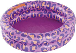 Swim Essentials Πισίνα Παιδική Στρογγυλή Φουσκωτή Purple Leopard Swim Essentials Πισίνα Παιδική Στρογγυλή Φουσκωτή Purple Leopard