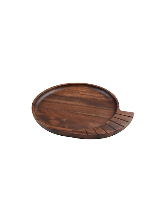 T&G Wooden Cheese Serving Platter 35cm