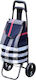Shopping Trolley Blue 35x25x92cm