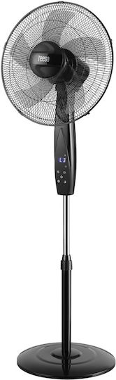 Teesa Pedestal Fan 50W Diameter 40cm with Remote Control Black