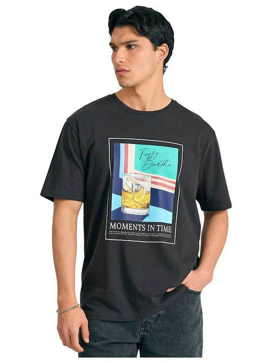 Funky Buddha Tricou Gri