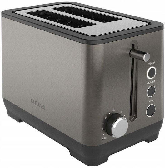 Aiwa Kotan Toaster 2 Slots 1000W Gray