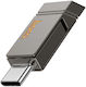 Hoco Pendrive 256GB USB 2.0 Stick με σύνδεση USB-A & USB-C