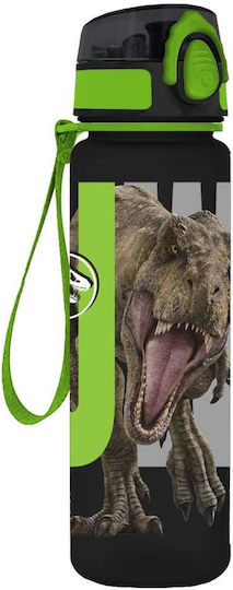 Must Team Plastic Kids Water Bottle Dinosaurs with Straw Jurassic World 650ml
