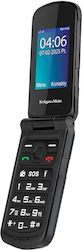 Kruger & Matz IRON 5 Flip Dual SIM Κινητό με Μεγάλα Κουμπιά Μαύρο