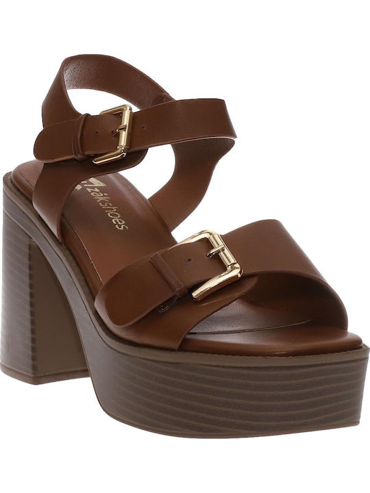 Malena Sandalen Tabac Braun