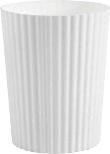 Plastic Bathroom Basket White