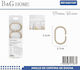502121 Bathroom Curtain Rings Beige 502121