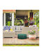 Bean Bag Chair Stool Inflatable Waterproof Green 56x56x26cm