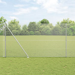 vidaXL Συρματόπλεγμα Γαλβανιζέ Σετ Ασημί 1.5x25m