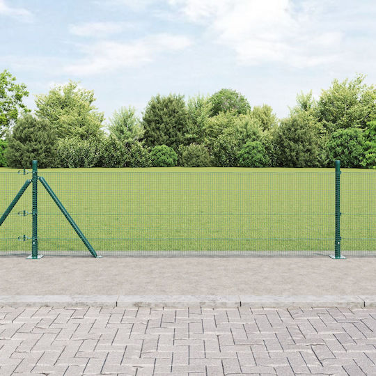 vidaXL Plasă de sârmă Module Verde 0.6x10m