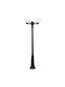 Elmark Outdoor Floor Lamp Post LED for Exterior Space with Adjustable White Light IP55