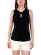Women's Blouse Drape Black