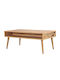 Rectangular Central Coffee Table Viva Wooden Multicolour M110xW60xH45cm