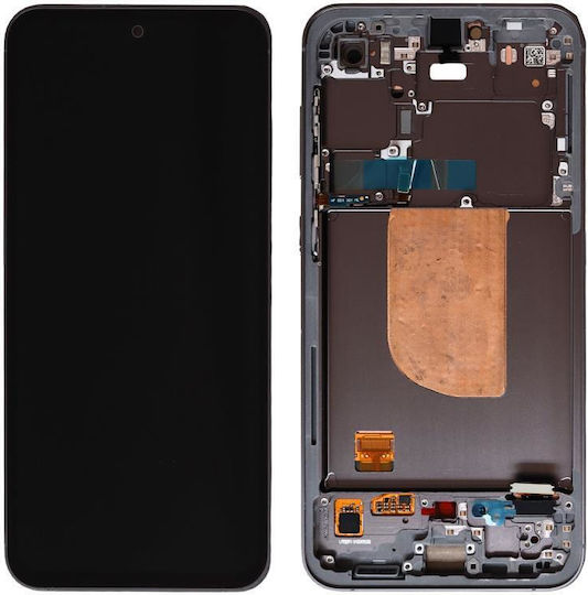 Samsung Екран & Предна Част S711b със Сензорен Механизъм за Samsung S711B Galaxy S23 FE (Сив)
