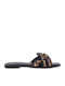 Women's Flat Sandals in Black Color