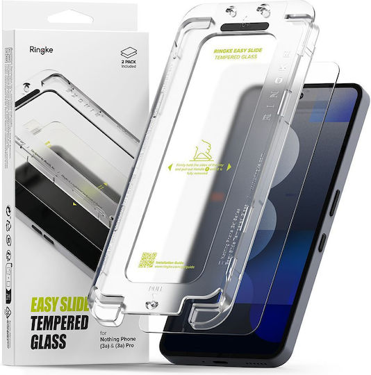 Ringke Easy Slide Tempered Glass 2pcs (Nothing Phone 3a / 3a Pro)