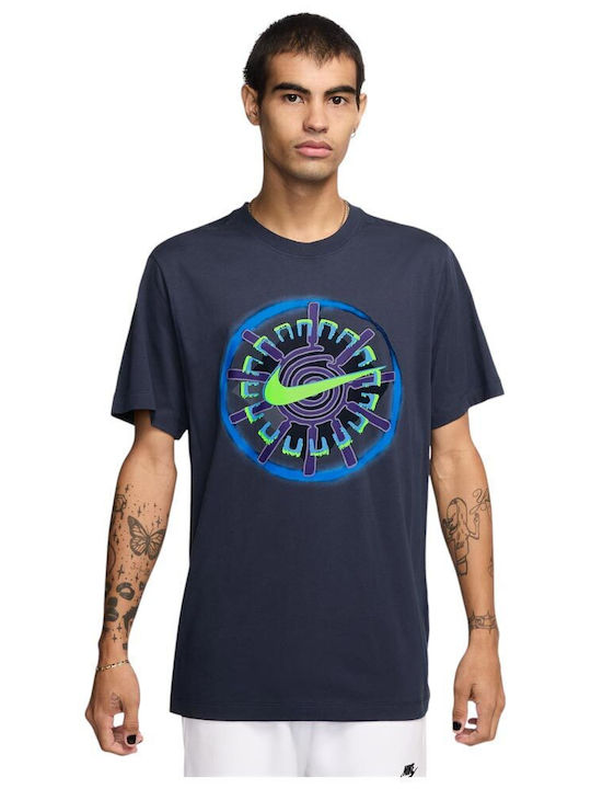 Nike Festival Αθλητικό T-shirt Μπλε