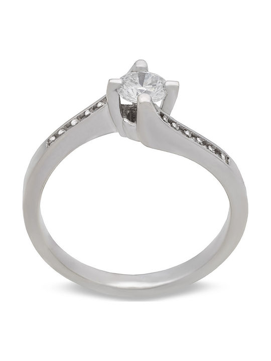 Savvas Design Einzelstein aus Weißgold 18K