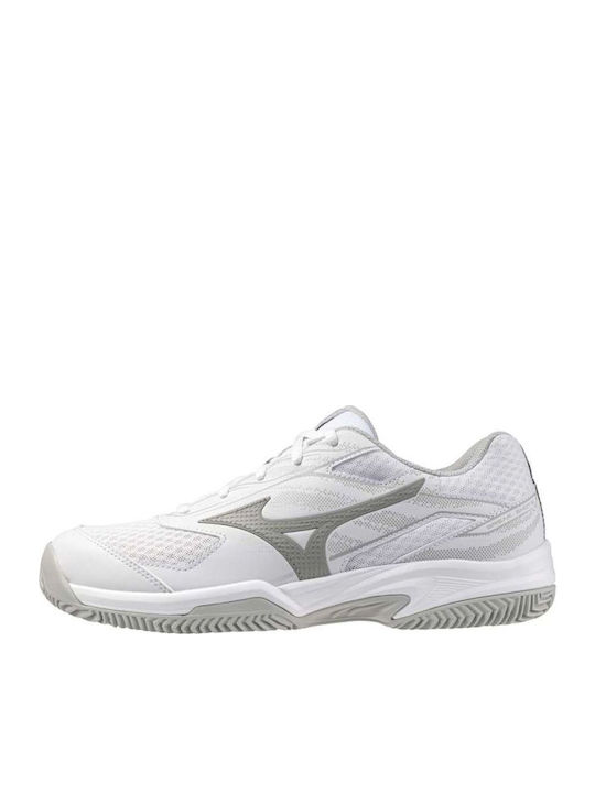 Mizuno Break Shot 5 CC Γυναικεία Παπούτσια Τένις για Χωμάτινα Γήπεδα Λευκά