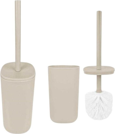 Plastic Coș de gunoi pentru baie Bej