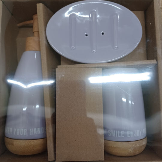 Etoile Etoile Ceramic Bathroom Accessory Set 3 Pieces