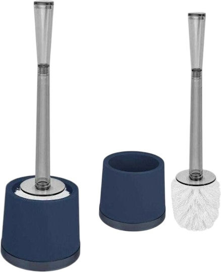 Plastic Coș de gunoi pentru baie Albastru