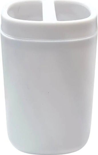 Toothbrush Support Base Plastic White