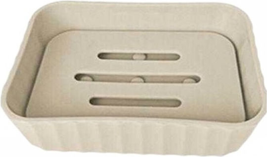Soap Dish Plastic Beige
