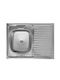 Freebox Drop-In Kitchen Sink Inox M80xW60cm Silver