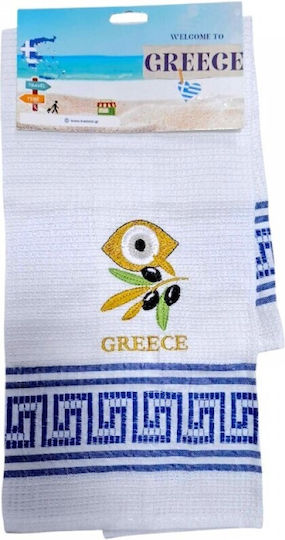 Towel from 100% Cotton in White Color 12pcs