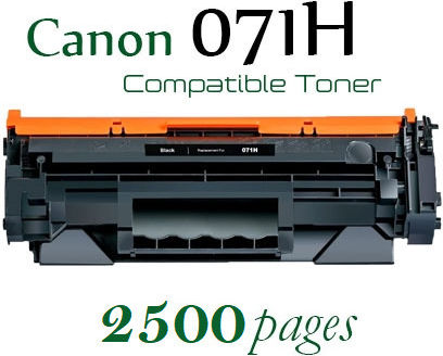 Kompatibler Toner für Laser Drucker Canon 071H 5646C002 2500 Seiten Schwarz Hohe Rendite mit neuem Chip
