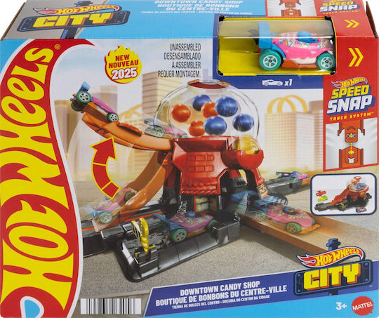 Hot Wheels Писта City Downtown Candy Shop за 4+ години
