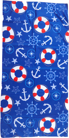 Comfort Strandtuch Blau 75x150cm.