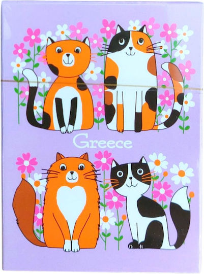 Purple Kittens Deck Same Design All Cards 6.5cm