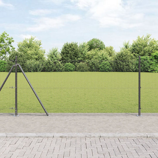 vidaXL Plasă de sârmă Module Gri 0.8x25m