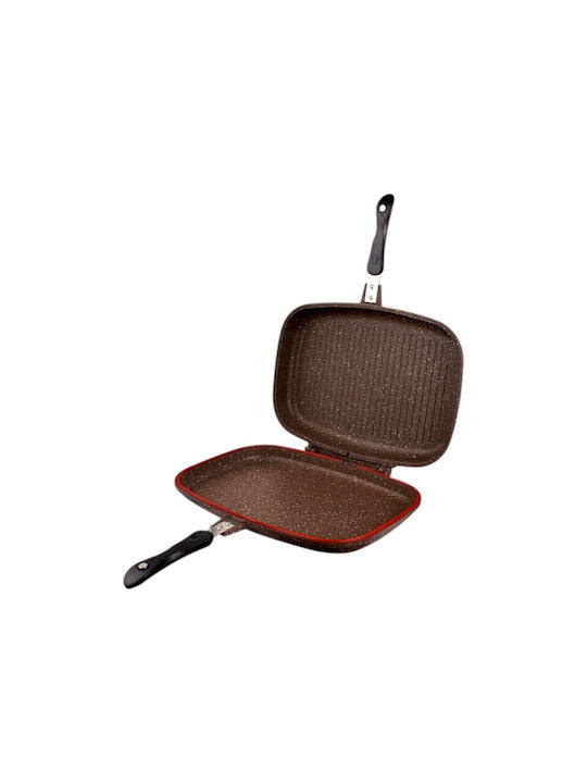Double Grill made of Aluminum with Non-Stick Coating 20cm