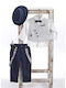 Lollipop Baptism Suit With Vest For Boy Multicolour KD2561