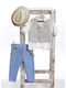 Lollipop Baptism Suit with Vest for Boy Multicolour KTH2578