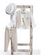 Lollipop Baptism Suit with Vest for Boys Multicolour K2567