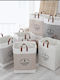 Etoile Wäschekorb aus Stoff 33x33x54cm Beige